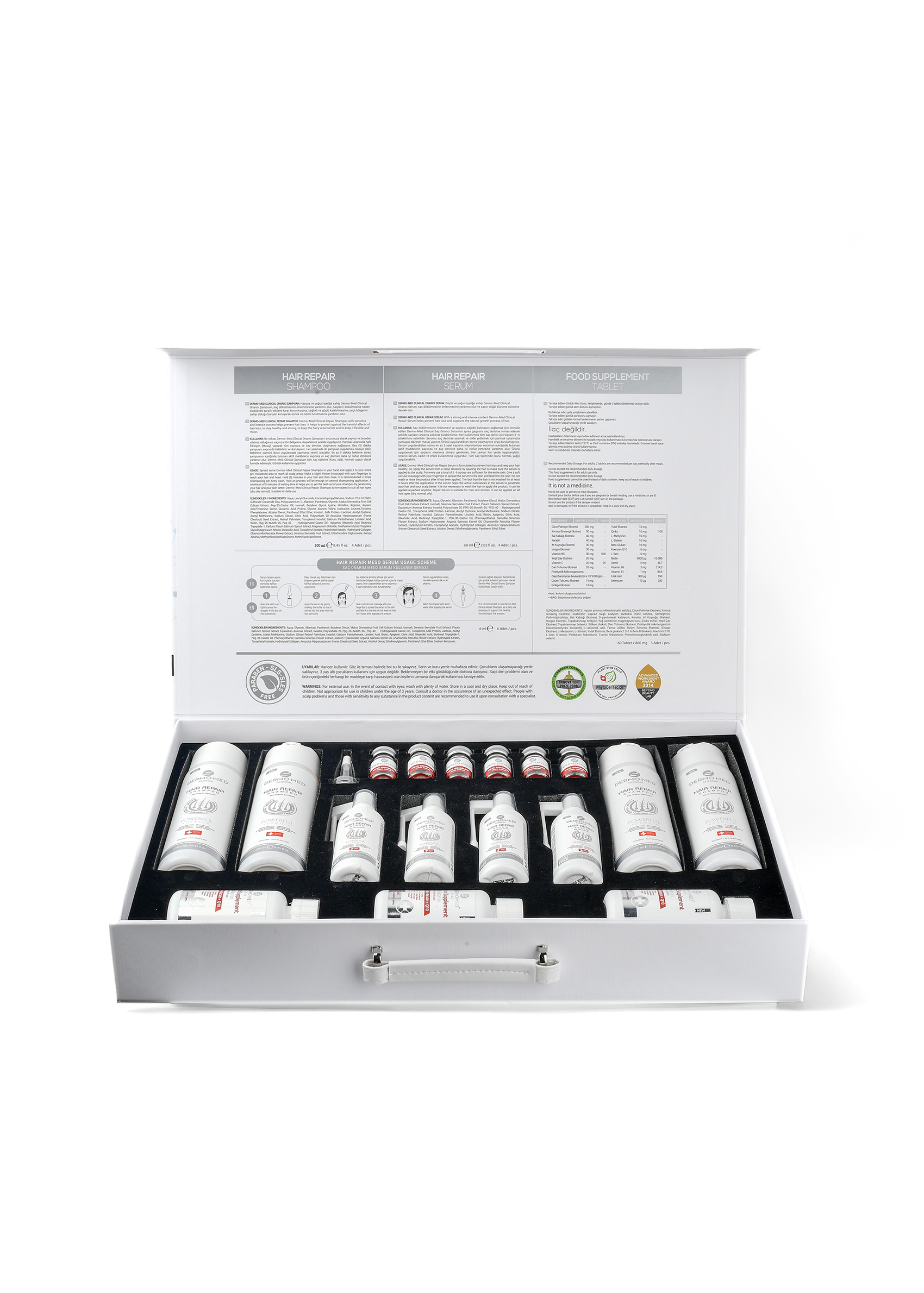 Dermo-med Clınıcal All Togetheradvanced Set (6 Aylık Özel Çanta ) Dermo-med Clinical All Together / Advanced Set (3 Aylık Özel Çanta ) - Görsel 1